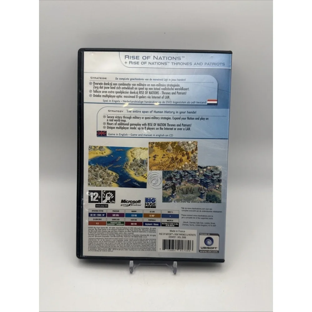 Rise of Nations Gold Edition Thornes & Patriots + Rise of Legends (PC DVD-ROM)